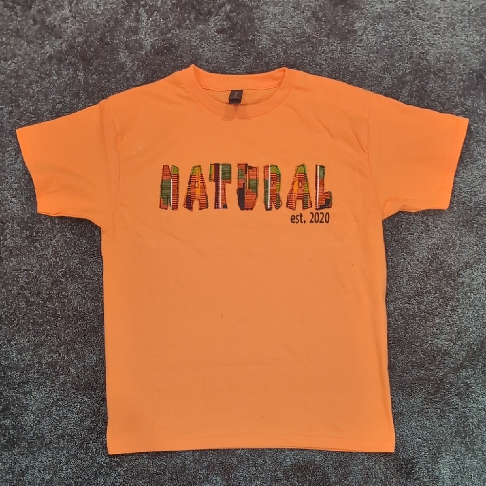 NWOT: Custom Made Natural Orange T-Shirt
